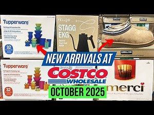 🔥COSTCO NEW ARRIVALS FOR OCTOBER 2025:🚨SO MANY GREAT FINDS! Tupperware 32 Piece Set! Slippers!