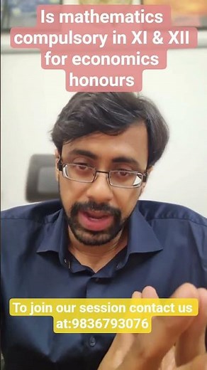 Is Math Compulsory in Class 11-12 for Economics Hons? #EconomicsHonours #Maths #CareerTips