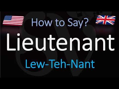 How to Pronounce Lieutenant? (CORRECTLY)