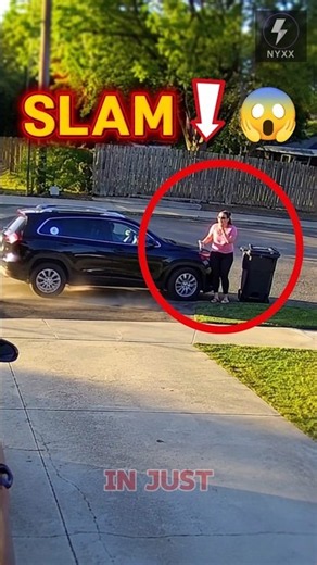 She Was Just Taking Out the Trash… Then This Happened 😱#shorts #usa