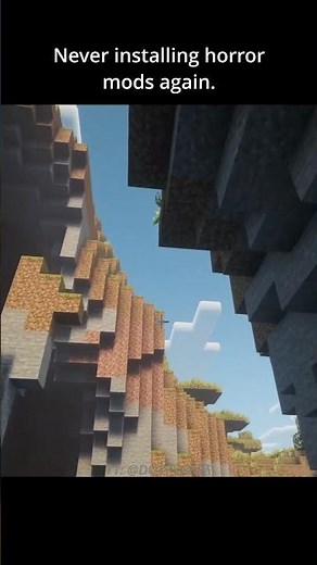 Worst decision ever installing this mod #shorts #minecraft #regret