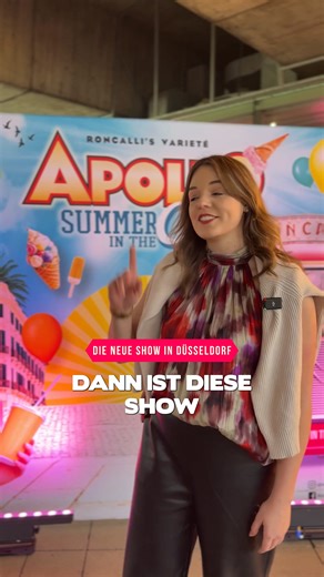 Spüre die ersten Summer Vibes in unserer 𝗻𝗲𝘂𝗲𝗻 Show 𝗦𝘂𝗺𝗺𝗲𝗿 𝗶𝗻 𝘁𝗵𝗲 𝗖𝗶𝘁𝘆 in Roncalli's Apollo Varieté. ☀️ Erlebe urbanes Großstadtfeeling und lass dich vom pulsierenden Takt der „Apollo City“ in den Bann ziehen. Breakdance und Fußball-Freestyle treffen auf waghalsige Luftakrobatik und erstklassige Comedy! Wenn die Bühnenmetropole mit ihren talentierten Bewohnern zum Leben erwacht, wird jeder Moment zum Highlight💥 Bunt, modern und energiegeladen – diese Show bringt den Sommer n