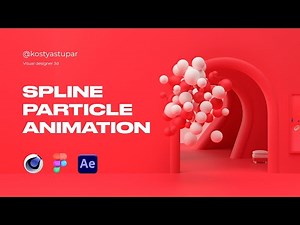 Spline particle animation | Cinema 4d