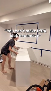 I used cheap IKEA Kallax shelves and made them look like built ins. The base is a lot cheaper than buying plywood right now, so it’s a great beginner friendly way to make built ins. Let me know if you want the step by step instructions, so you can make your own! | Built by Bec