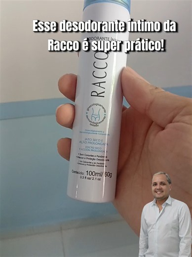 Esse desodorante íntimo da Racco é super prático! Jato seco, fácil de aplicar e deixa sensação leve! Gostou já coloca no carrinho #desodorante #racco #tiktokshop