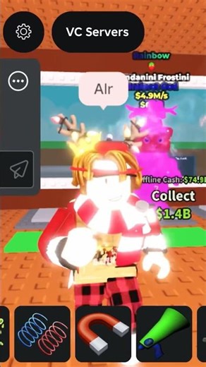 Opening the rainbow lucky block with strawberry trait ￼