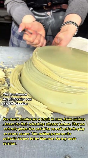 The Traditional Art Of Making Pea Starch Noodles