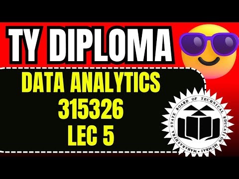 DATA ANALYTICS K SCHEME | DIPLOMA | MSBTE | 315326 | K SCHEME | LEC 5 | LIFE CYCLE OF DATA ANALYTICS