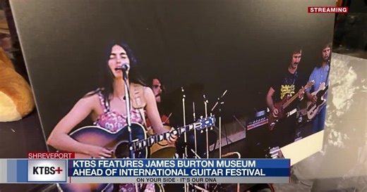 KTBS features James Burton Museum ahead of International Guitar Festival