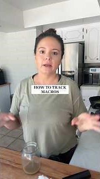 How to track macros for weight loss #trackingmacros #macros #howtoloseweight #weightlosstips
