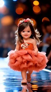 Two adorable looks, one stunning runway 💖✨ Peach charm or green elegance — which tiny princess is your favorite? 👶👑 Cute smiles, confident steps, and pure fashion magic ✨ Comment your favorite color below 💬👇 #BabyFashion #TinyQueens #MiniRunway #CuteBabies #KidsStyle #LittlePrincess #BabyModels #ViralReels #FacebookReels #tinystarsbabyworld | Tiny Stars Baby World