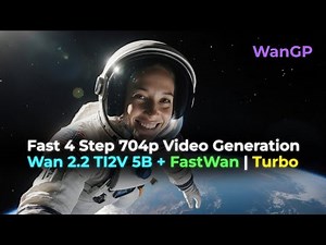 Faster 4 Step 704p Video Generation Using Wan 2.2 TI2V 5B + FastWan Or Turbo | WanGP Tutorial