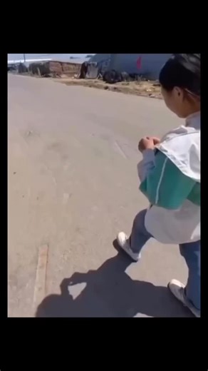 shift up on Instagram: "The video shows a series of ordinary attempts unfolding in everyday places a quiet roadside, a residential street, a store aisle where a child or young person repeats simple physical actions walking forward with focus, trying to ride or control a bicycle, climbing or leaning in ways that briefly overwhelm balance, and falling without spectacle before getting up again or cutting to the next attempt. Nothing here is staged or dramatic; it is the visible process of trial and