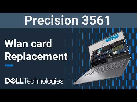 Dell Precision 15 3561 | How to replace the wifi wlan wireless network card