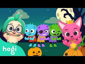 Creepy Zombies | Halloween Songs | Pinkfong & Hogi Dance Dance | Hogi Kids Songs