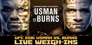 UFC 258 weigh-in video: Kamaru Usman vs. Gilbert Burns