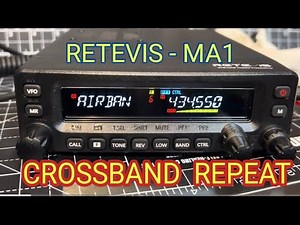 Retevis MA1 - Cross Band Repeat Settings
