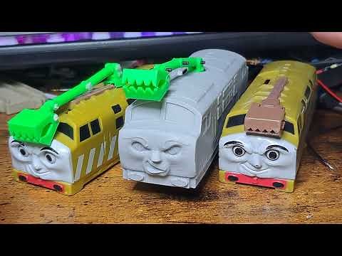 3D Printed Diesel 10 Custom Thomas Trackmaster
