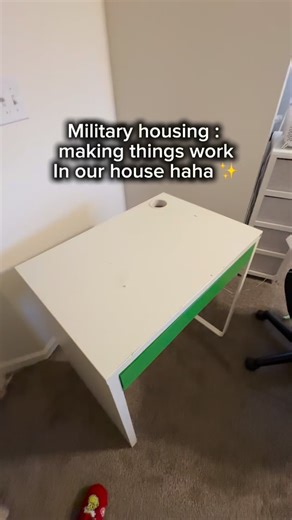 Now I have a cute girly room 💗✨ #military #guestroom #organize #militaryhousing #tattoo | Keana Carr