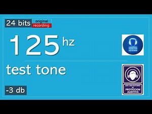 125 Hz Test Tone | 🔊ULTRA BASS TEST