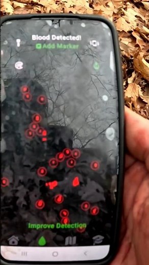 TracknTrail app does it work? #sportsman #nature #trackntrail #bloodtracking #hunting #deer