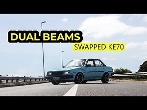 3SGE DUAL BEAMS SWAPPED COROLLA KE70 - PART 1- This is my ride- Ep18