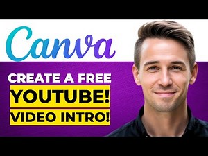 How to Create a Free YouTube Video Intro with Canva Animated Intro Tutorial