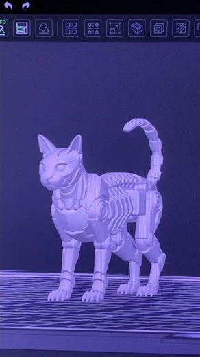3D Model Showcase: Robot Cat