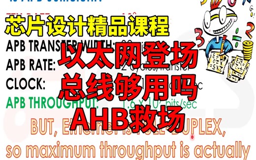 片上系统SOC 第23课 以太网登场总线够用吗AHB救场