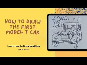 How to Draw The First Model T Car