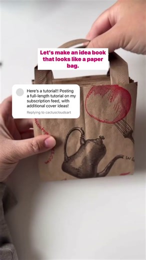 Paper bag paper bag book tutorial!! #paperbagbook #papercrafts #diybook #crafty #kidscrafts #recycledpaper