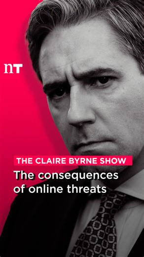 'What goes through your mind, when you sit at home behind a computer screen, and threaten to do very significant harm to my children?' Tánaiste Simon Harris on the consequences from the violent online threats made against him and his family, on The Claire Byrne Show. | Newstalk
