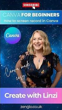 How to record your screen in Canva