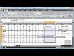 Excel 2007: VLOOKUP Function - Automatic Ratings