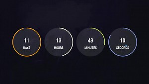 【HTML5 CSS3】 【HTML视频】JQuery 制作倒计时效果(源文件包括)id1082-网页设计教程
