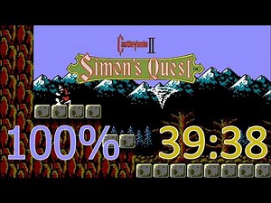 Castlevania II: Simon's Quest - 100% Speedrun in 39:38 [Current World Record]