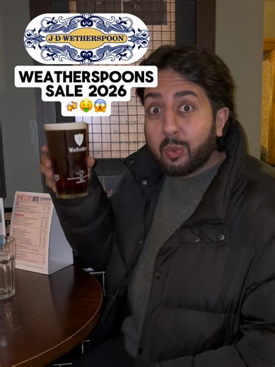 Discover 99p Drinks at Wetherspoons January Sale
