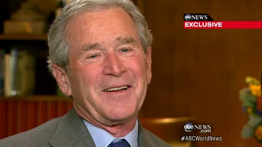 Diane Sawyer Interviews President George W. Bush, Laura Bush