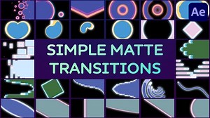 Smooth Abstract Matte Transitions Pack for Dynamic Video Editing
