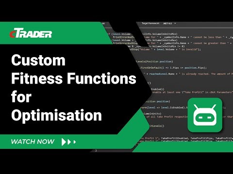 Custom Fitness Functions for cTrader Optimisation