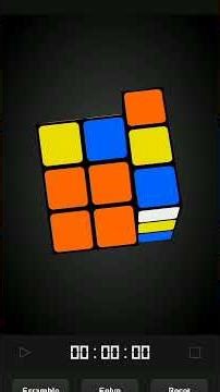 how to solve a Rubik's cube 2 moves method #cubex ⌚