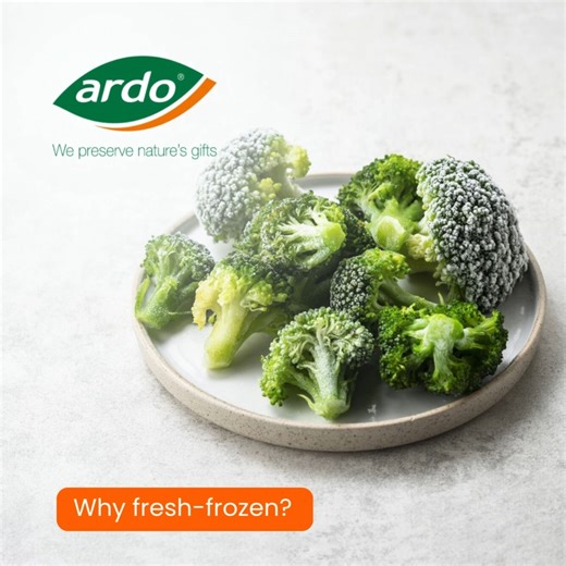 Fresh-frozen: nature’s convenience at its best! - Richer in vitamins: fresh-frozen produce is harvested at peak ripeness and frozen within hours, helping preserve more vitamins and minerals than products that spend days in transit. - Always available: seasons change, but your ingredients don’t have to. With fresh-frozen, you can enjoy consistent quality and taste all year round. - Zero food waste: use only what you need. Every portion stays perfectly fresh until you decide to use it, reducing wa
