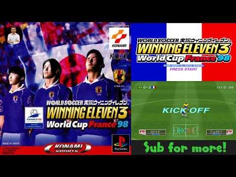 World Soccer Jikkyou Winning Eleven 3: World Cup France '98 | PlayStation 1 (PS1) Gameplay