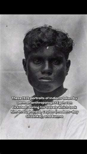 What Indian Men and Women Looked Like in 1926 #history #india