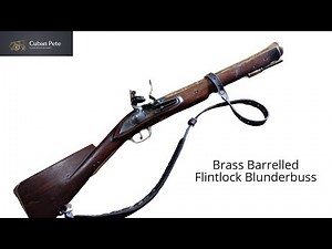 Brass Barrelled Flintlock Blunderbuss - the original shotgun