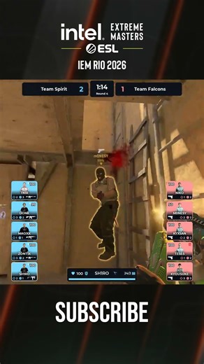 SH1RO controls the situation and ends it with quad kill#esl #rio #cs #cs2