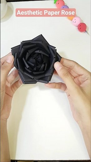 🌹 Easy & Aesthetic Paper Rose | DIY Paper Flower Idea