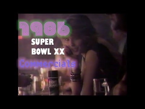 40 Minutes of 1986 Superbowl XX Commercials 📼💣 Commercial Nostalgia Bomb Vol. 3