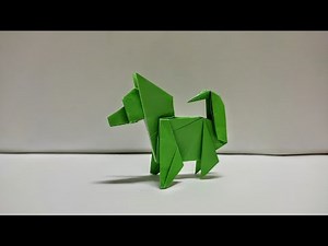 Origami Husky Easy - How To Make a paper Husky Easy