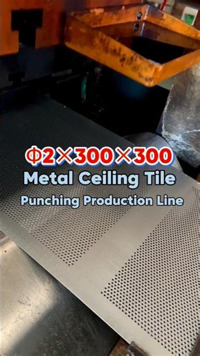 Exclusive for 0.7mm Iron Plate Processing | Metal Ceiling Tile Punching & Forming Equipment